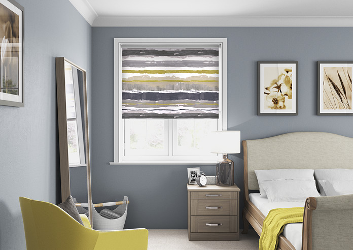Watercolour, Gold - Twist&Fit Roller Blind - Image 8